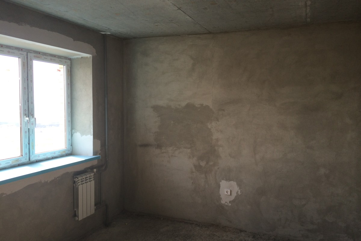 Штукатурные работы в строящемся доме — фото 1